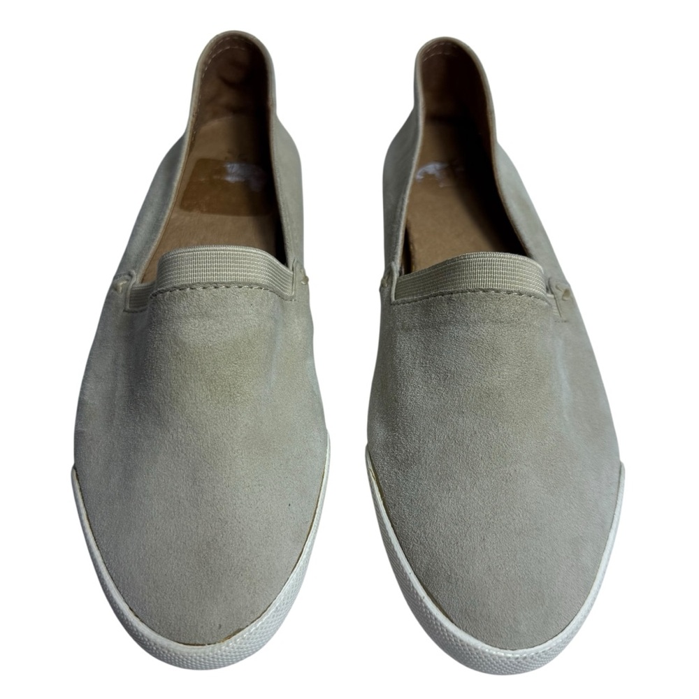 Frye Melanie Leather Slip-On Sneakers | Fawn | Size 6